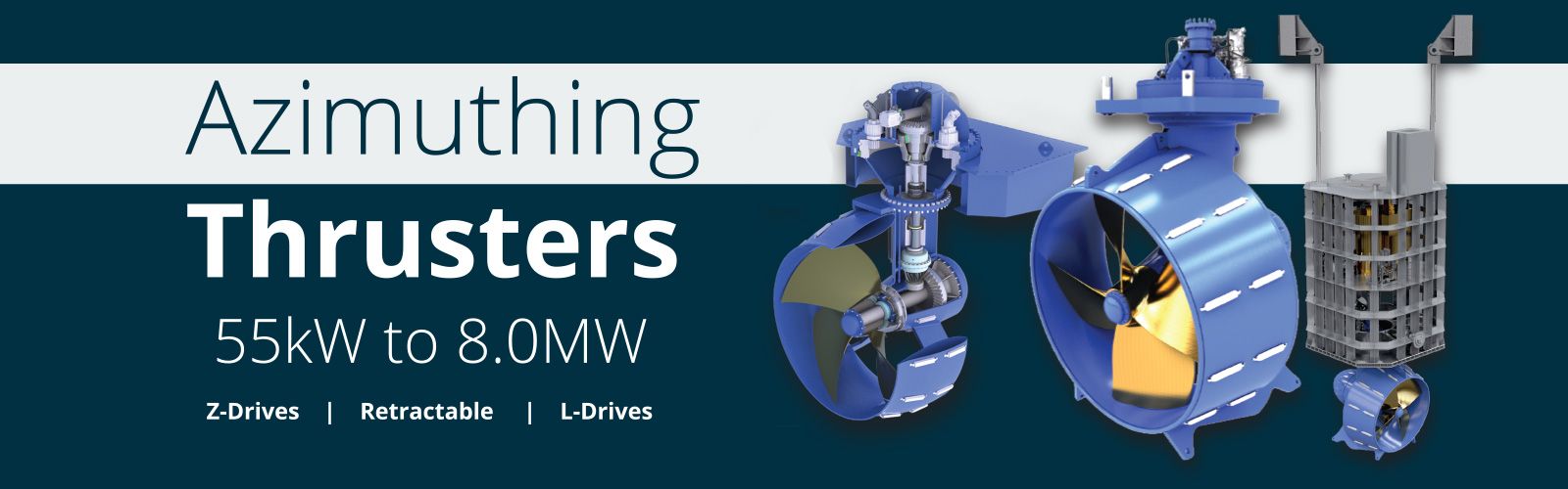 Marine Propulsion Azimuth Thruster Thrustmaster of Texas